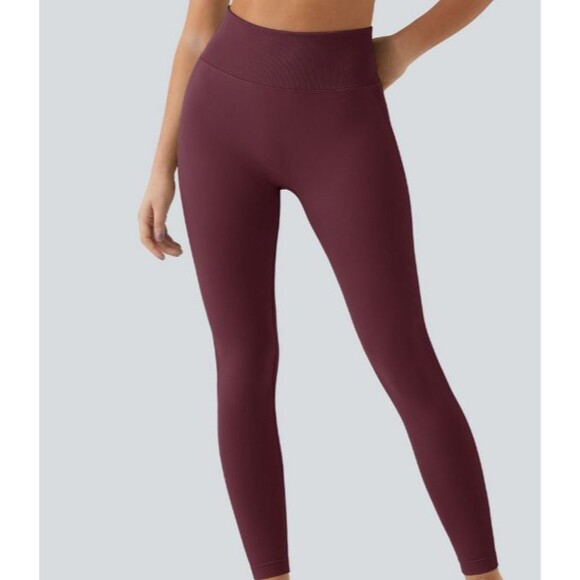 Seamless Flow Scrunch Butt Lifting Side Rib High Waist Leggings Sz Small - Picture 8 of 8